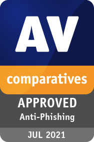 AV Comparatives 为 Avast 获得了 2021年的反网络钓鱼证书。